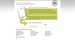 Desktop Screenshot of delawarephonenumbers.org